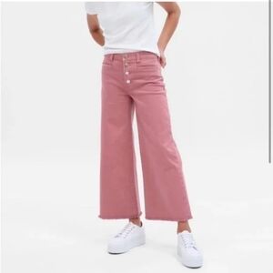 Gap Girls High Rise Flare Jeans Pink TWT Size 16